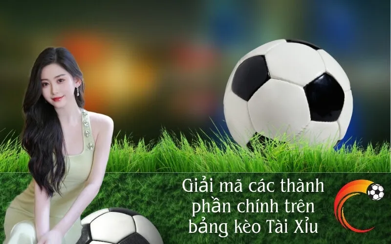 Giải mã các thành phần chính trên bảng kèo Tài Xỉu