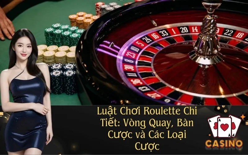 Luật Chơi Roulette Chi Tiết: Vòng Quay, Bàn Cược và Các Loại Cược