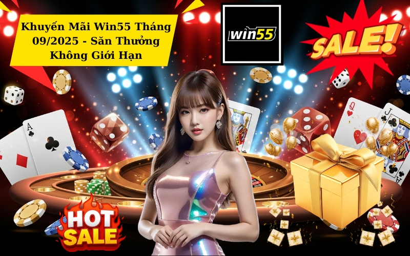 Khuyến Mãi Win55 Tháng 09/2025 - Săn Thưởng Không Giới Hạn
